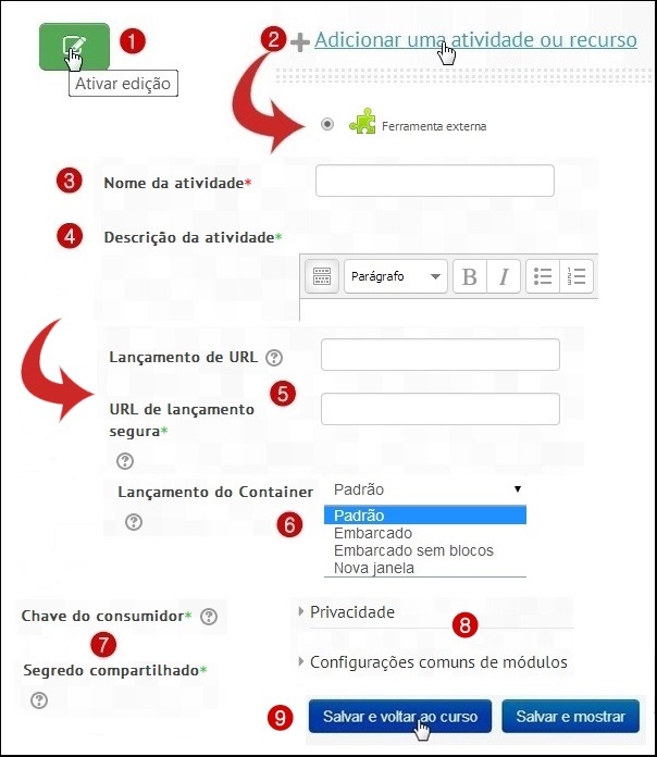 Ferramenta externa
